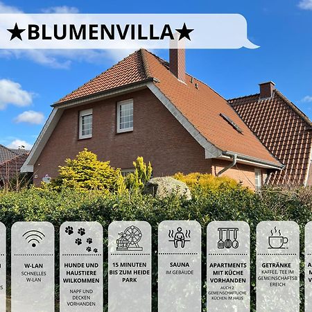 Blumenvilla - 15 Minuten Bis Zum Heide Park, Haustiere Willkommen, Sauna Im Gebaeude Шнефердинген Экстерьер фото