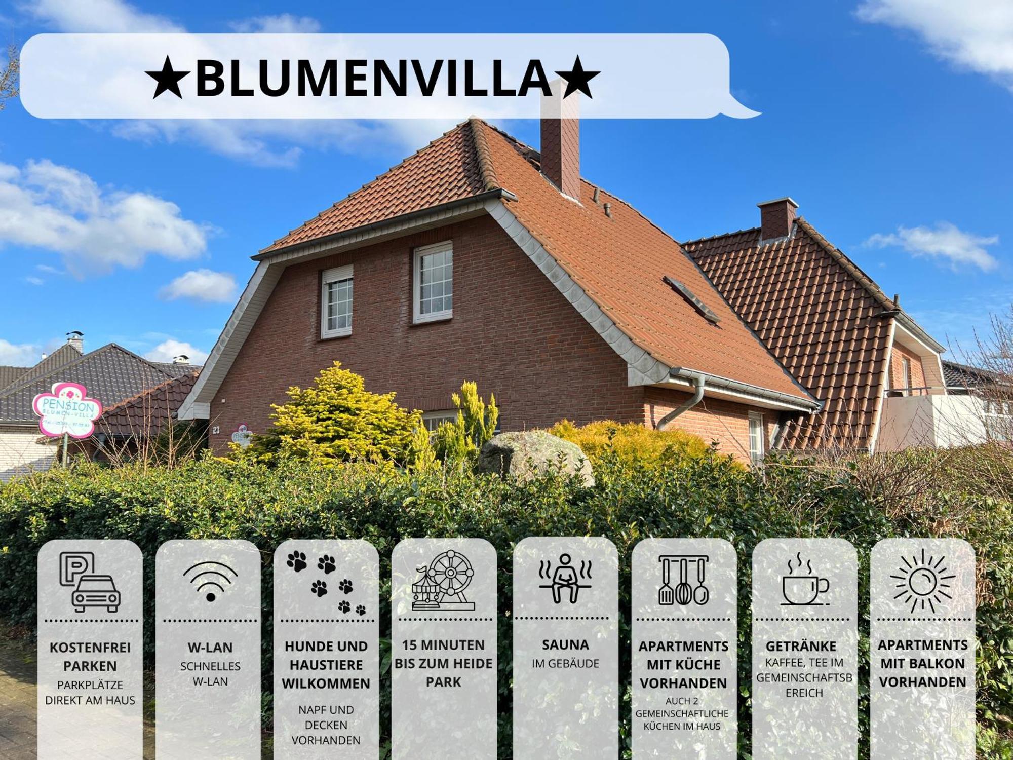 Blumenvilla - 15 Minuten Bis Zum Heide Park, Haustiere Willkommen, Sauna Im Gebaeude Шнефердинген Экстерьер фото